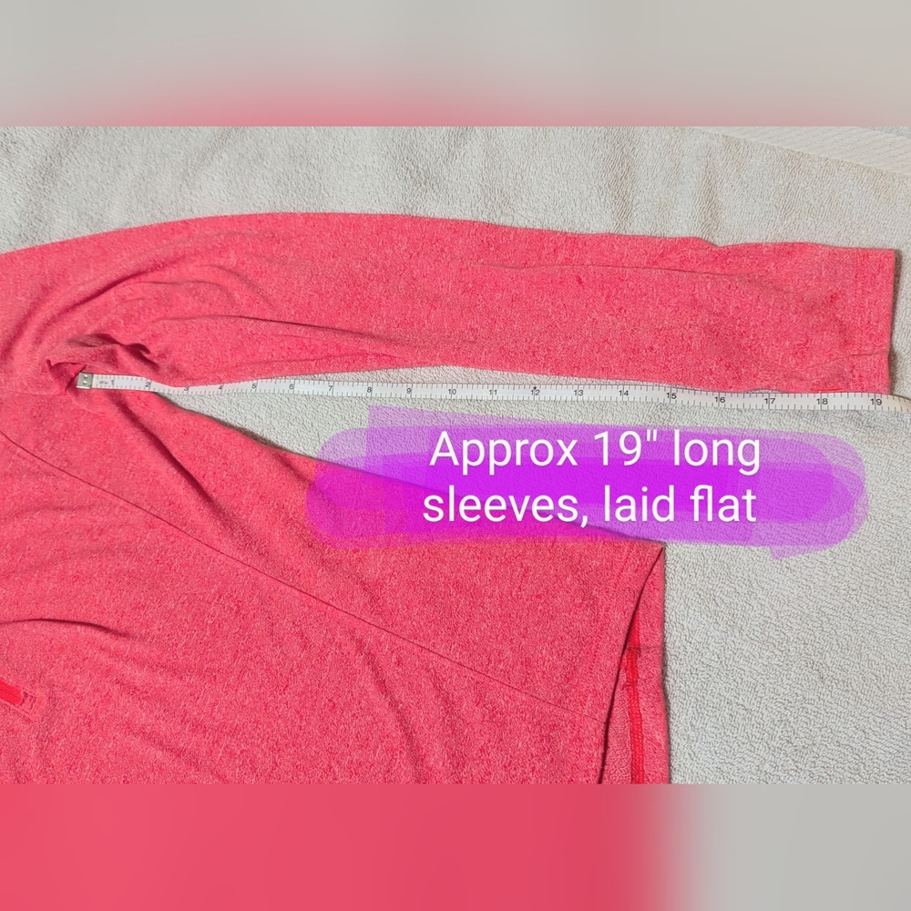 Size Sm Under Armour EUC Vibrant Peachy 1/2 Front zip long sleeve pullover - Picture 6 of 14